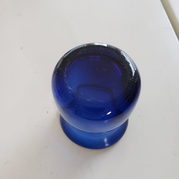 Pottery Barn Cobalt Blue Candle votive holder - Picture 4 of 7